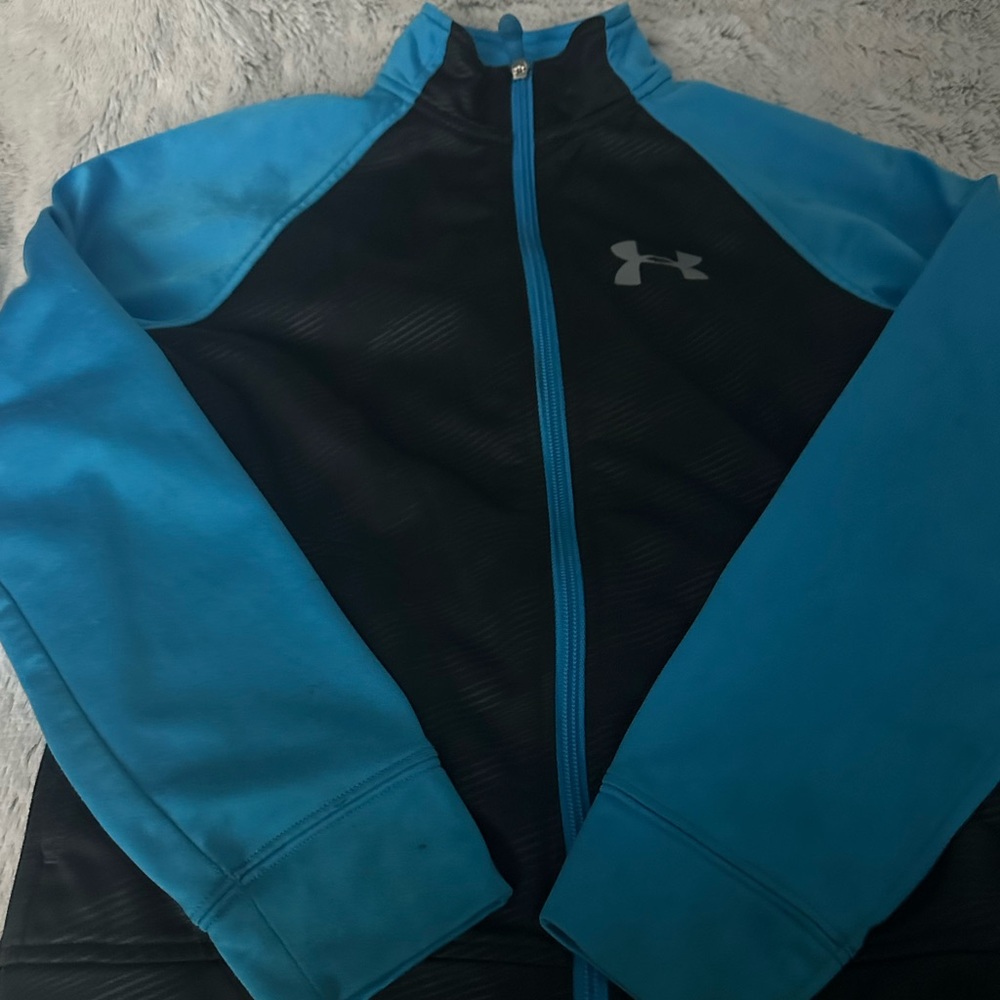 Under Armour Boys Zip Up Lightweight Jacket Size Small